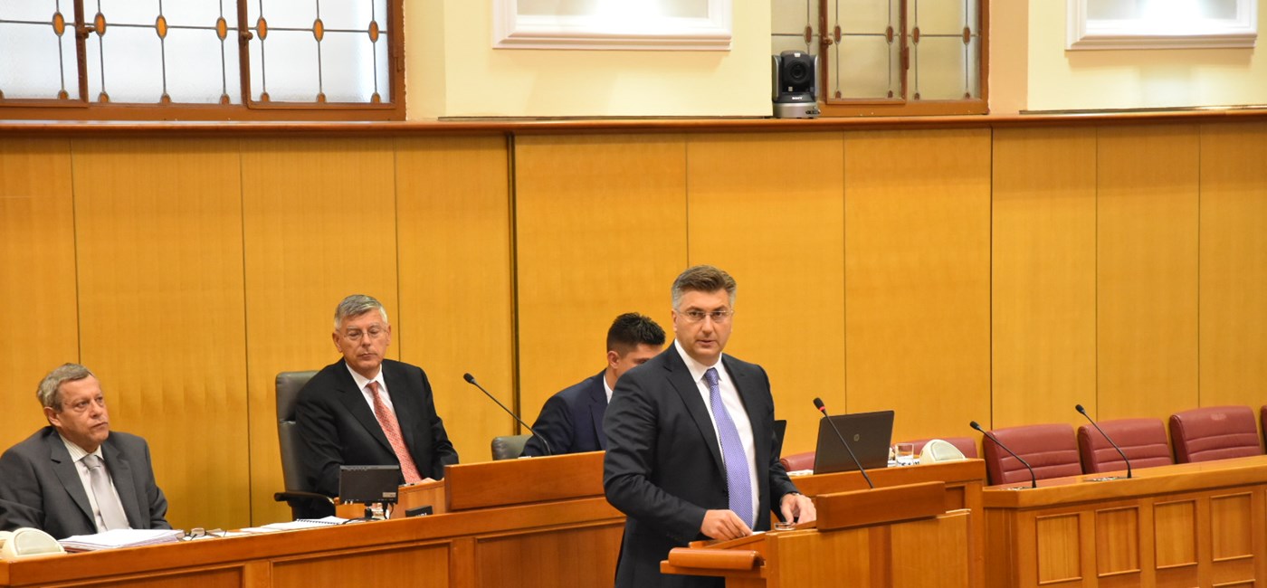 PM Plenkovic submitted the Annual Report on the Work of the Government